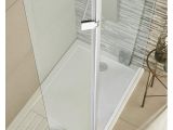 Uk Bathrooms Returns Premier 322 X 1850mm Wetroom Hinged Return Screen
