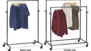 Uline Double Clothes Rack Industrial Clothing Racks Pipe Clothing Racks In Stock Uline