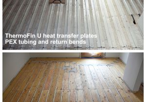 Under Floor Radiant Heat Panels Radiant Heating with thermofin U Extruded Aluminum Heat Transfer