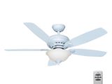 Universal Remote Control for Ceiling Fan and Light Hampton Bay southwind 52 In Led Indoor Matte White Ceiling Fan with