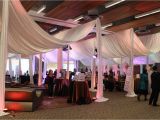 Up Lighting for Weddings A Wedding Show with Giant White Canopies and Colored Up Lighting