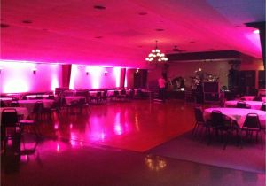 Up Lighting for Weddings Pink Up Lighting In Ballroom at Whipps Dining Hall Weddings at