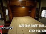 Used 2 Bedroom Motorhomes Used 2016 Sunset Trail 300rk at southern Rv In Mcdonough Ga Youtube