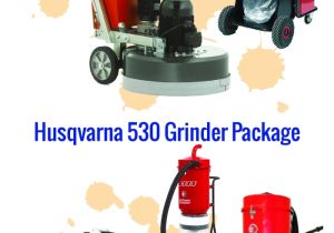 Used Husqvarna Floor Grinder Runyon Surface Prep Grinder Packages