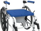 Used Shower Chair with Wheels Aluminum Rehab Shower Commode Chair Drive Medical