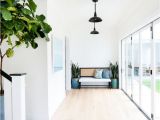 Using Engineered Wood Flooring On Walls Beach Chic Meets Farmhouse Style In This California Home Pinterest