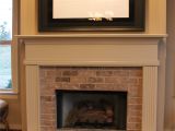 Using Quartz for Fireplace Surround Half Brick Fireplace Surround with Elevated Hearth Home Decor