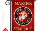 Usmc Garden Flag Amazon Com Breeze Decor Marine Corps Americana Everyday