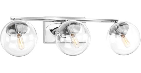 Vanity Light Bar Home Depot Progress Lighting Mod Collection 3 Light Polished Chrome Bathroom