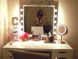 Vanity Table with Lights Around Mirror Diy Makeup Vanity Bathroom Other Interior Spaces Decor