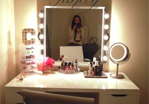 Vanity Table with Lights Around Mirror Diy Makeup Vanity Bathroom Other Interior Spaces Decor