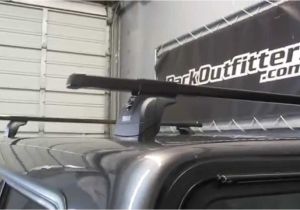 Vantech Truck topper Racks Truck Cap Camper Shell with Thule Podium Fixed Point Roof Rack by