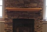 Ventless Gas Fireplace with Mantle Gas Fireplace with Cultured Stone Sarah S Pinterest