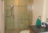 Vertical Bathtubs Vertical Grain Shower Wall Tile with Glass Accent
