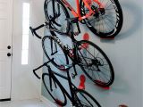 Vertical Bike Rack for Apartment Multiple Bikes Hanging Rack System Dahanger Dan Pedal Hook