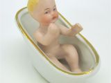 Victorian Baby Bathtub Victorian German Bisque Doll House Baby In Glazed Bisque