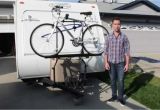 Vintage Airstream Bike Rack Arvika Rv Bike Rack Travel Trailer Installation Demo by Racks for