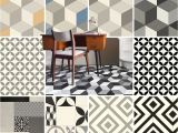 Vintage asphalt Floor Tile Pattern Vinyl Flooring Modern Cubes Retro Tiles Kitchen Bathroom