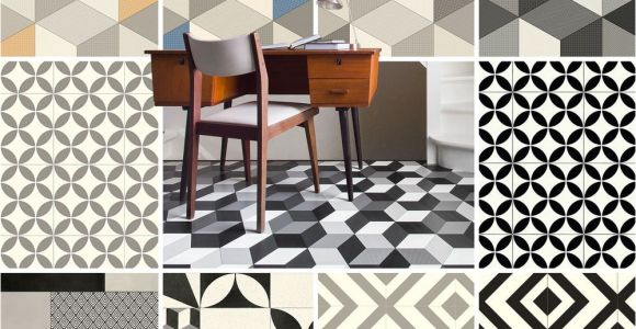 Vintage asphalt Floor Tile Pattern Vinyl Flooring Modern Cubes Retro Tiles Kitchen Bathroom