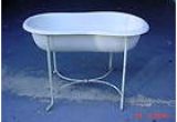 Vintage Baby Bathtub with Stand Vintage Antique Hungarian Baby Bath Tub with Stand