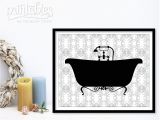 Vintage Bathtub Art Vintage Bathtub Printable Bathroom Decor Diy Bathroom Sign