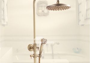 Vintage Bathtub Fixtures Exquisite Wall Mount Antique Brass Gold Shower Fixtures