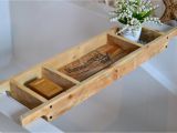 Vintage Bathtub Tray Bath Tray Made to order Recycled Pallet by Sharonmforthehome