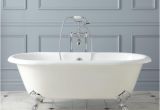 Vintage Bathtub with Stand Bathtub Stand Alone with Custom Ralston Cast Iron Clawfoot