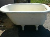 Vintage Claw Foot Bathtub 4 Ft Antique Clawfoot Tub