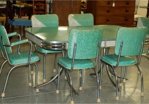 Vintage Fisher Price Table and Chairs Chrome Vintage 1950 S formica Kitchen Table and Chairs Teal Mint