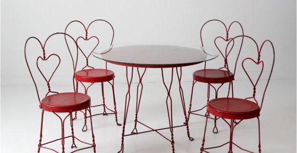 Vintage Fisher Price Table and Chairs Vintage Ice Cream Parlor Table and Chair Set Pinterest Vintage