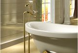 Vintage Freestanding Bathtub Vintage Freestanding Gold Bathtub Cross Handle Shower Faucet
