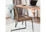 Vintage Leather Accent Chair Shop Aurelle Home oregon Rustic Antique Leather Accent