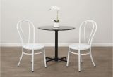 Vintage Metal Dining Chairs Ospdesigns Odessa solid White Metal Dining Chair Set Of 2 Od2918a2