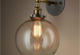 Vintage Spotlight Lamp Personality nordic Vintage Crystal Ball Wall Lamps Bedside Antique