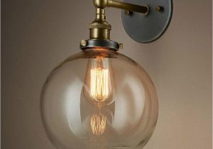 Vintage Spotlight Lamp Personality nordic Vintage Crystal Ball Wall Lamps Bedside Antique