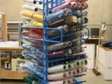 Vinyl Roll Rack Holder 23 Rolling Storage Rack Rustic Storage Racks Storage Racks for Vinyl