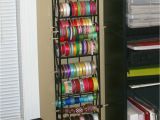 Vinyl Roll Racks Storage Oh My I soo Need to Do something Like This with All My Ribbon