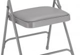 Vinyl Tri Fold Lawn Chair Body Builder Gray Vinyl Padded Folding Chair by National Public