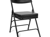 Vinyl Tri Fold Lawn Chair Xl Series 2 Thick Black Vinyl Padded Folding Chair Quad Hinged