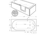 Walk-in Bathtubs Dimensions Contour Showers