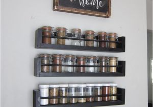 Wall Mountable Wooden Spice Rack Kitchen Wall Spice Rack Small Changes Big Impact Pinterest