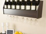 Wall Mounted Beer Glass Rack Shop Wine Storage at Lowes Com