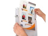 Wall Mounted Brochure Display Rack 8 5 X 11 Poster Size Wall Mount Clear Acrylic Sign Frame with