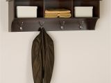 Wall Mounted Coat Rack with Hooks and Shelf Entryway Shelf with Hooks Cole Papers Design