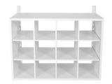Wall Mounted Shoe Rack Lowes Rubbermaid Homefree White Wood Shoe Cubbie Dream Home Pinterest