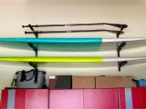 Wall Mounted Surfboard Racks Australia Paddleboard Garage Storage Rack for 3 Sups Supstorage