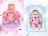 Walmart Baby Doll Bathtub Vinyl Mini Simulation Emoji Doll Cradle Bath Baby Doll