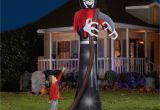 Walmart Inflatable Halloween Decorations 12 Tall Grim Reaper Halloween Airblown Inflatable Walmart Com
