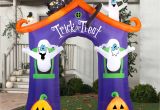 Walmart Inflatable Halloween Decorations Gemmy Airblown Inflatable 9 X 8 5 Archway Ghost House Halloween